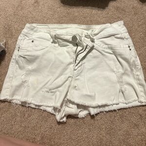 White Denim Women's Shorts